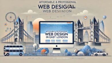 Affordable and Professional Web Design in East London with 