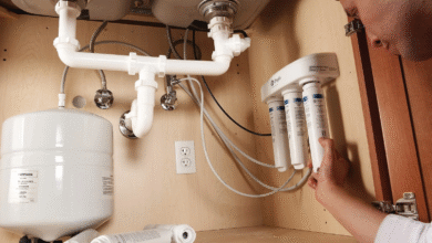 point-of-use water cooler installation